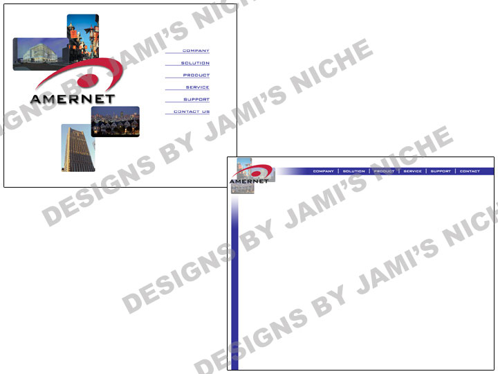 Amer.net Web Site Mockup 1